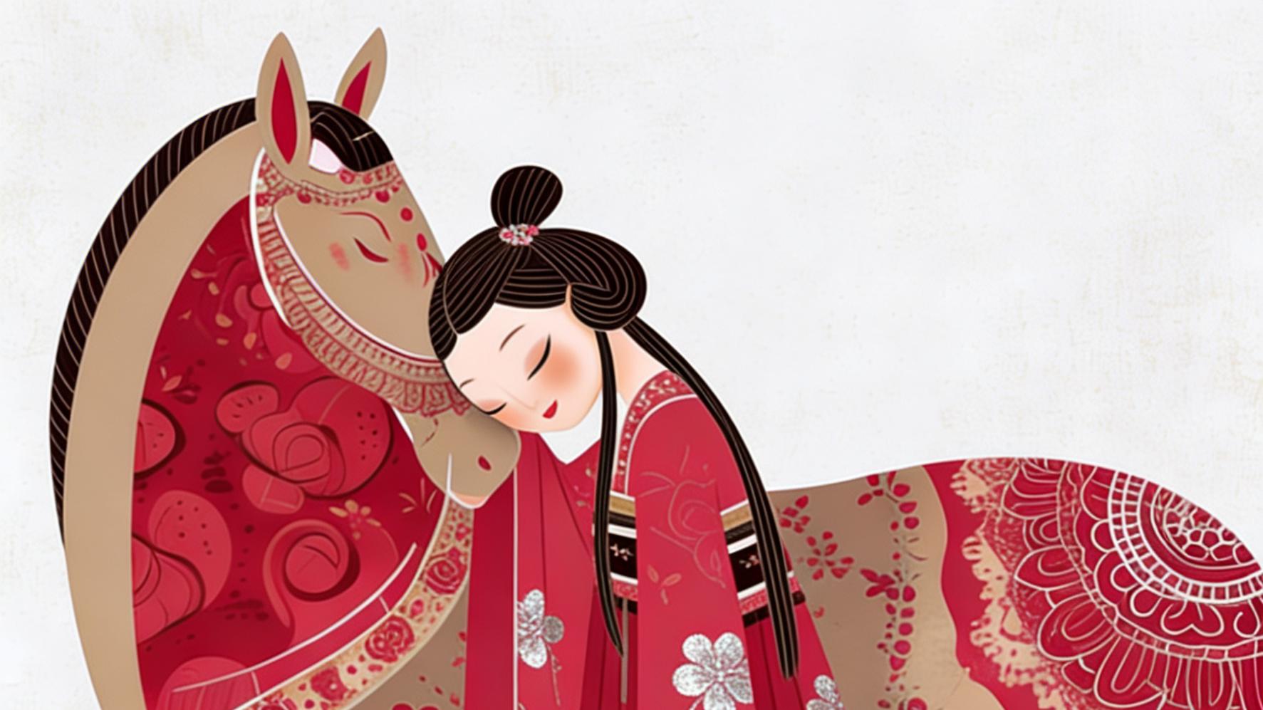 国风剪纸风·马年贺岁