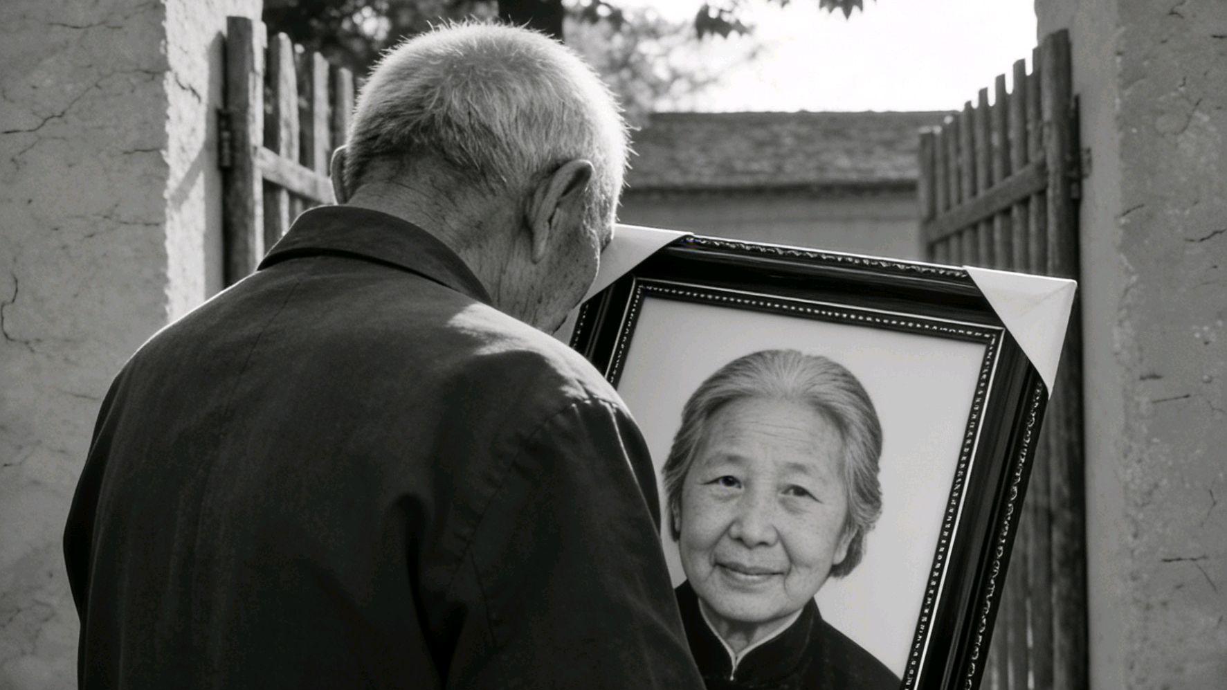 外婆临终前对外公说：放学了。让一生嘴硬的姥爷泪奔