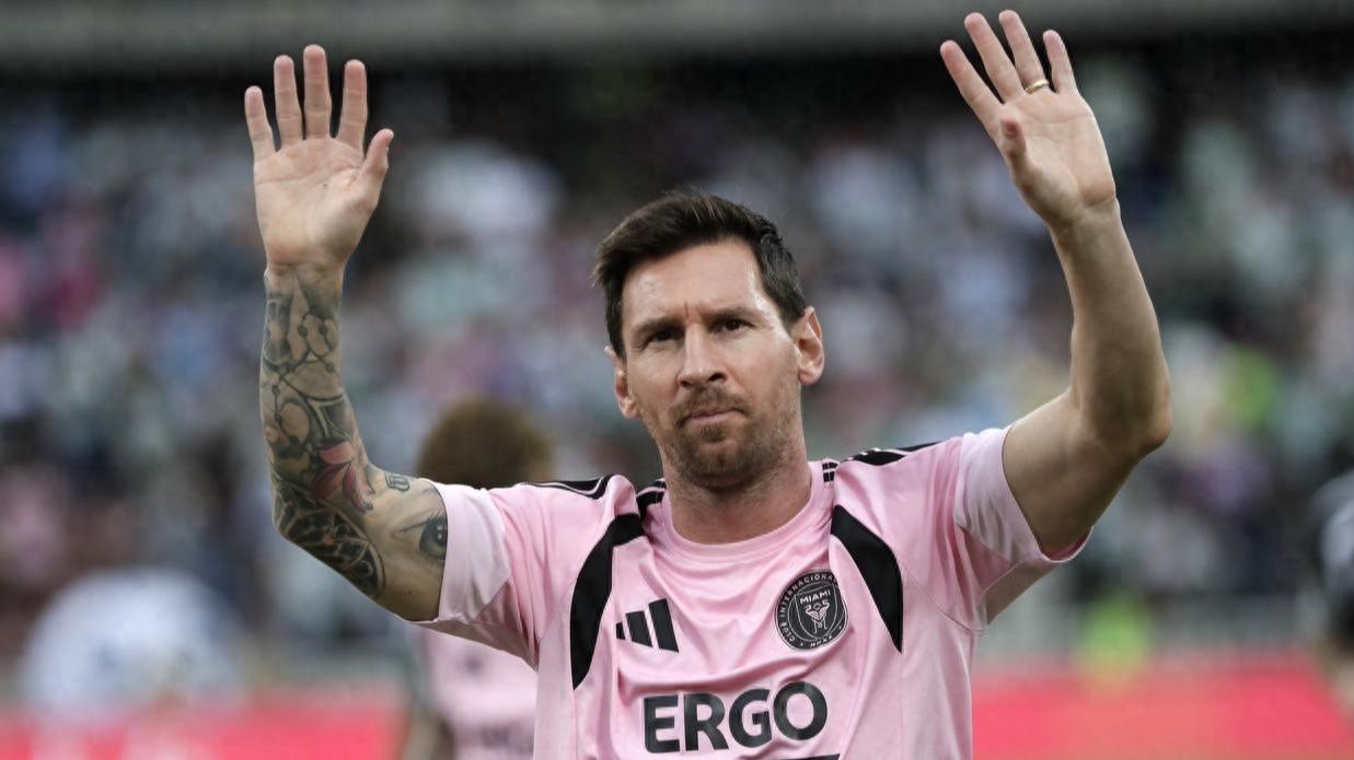 梅西攻破巴塞罗那SC球门，1球1助助迈阿密国际战平厄瓜多尔劲旅