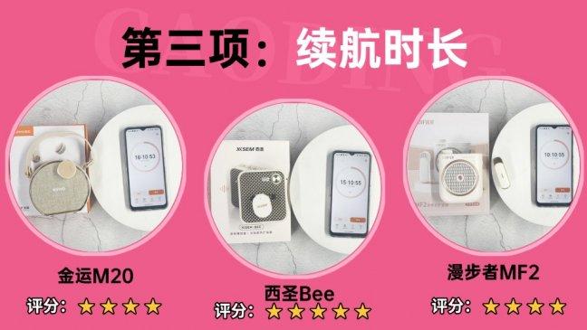 三款热门口碑小蜜蜂扩音器横评，西圣扩音器和金运扩音器哪个好？