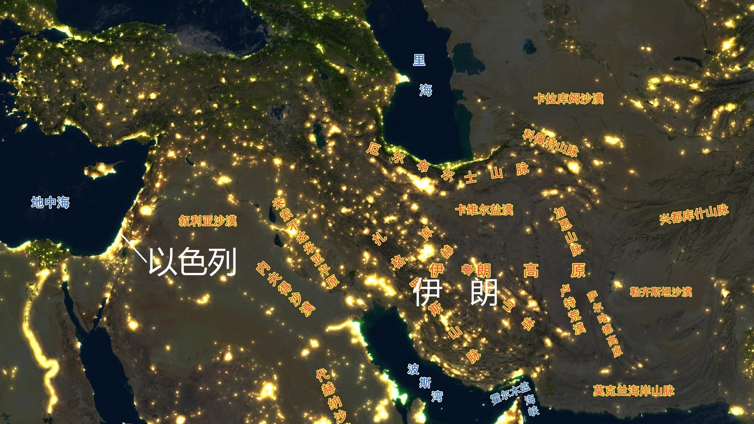 除去俄罗斯不算，在亚洲国土面积比“伊朗”大的只有五个国家