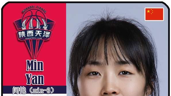 球星卡（WCBA）：陕西天泽女篮20人一览（25/26赛季）