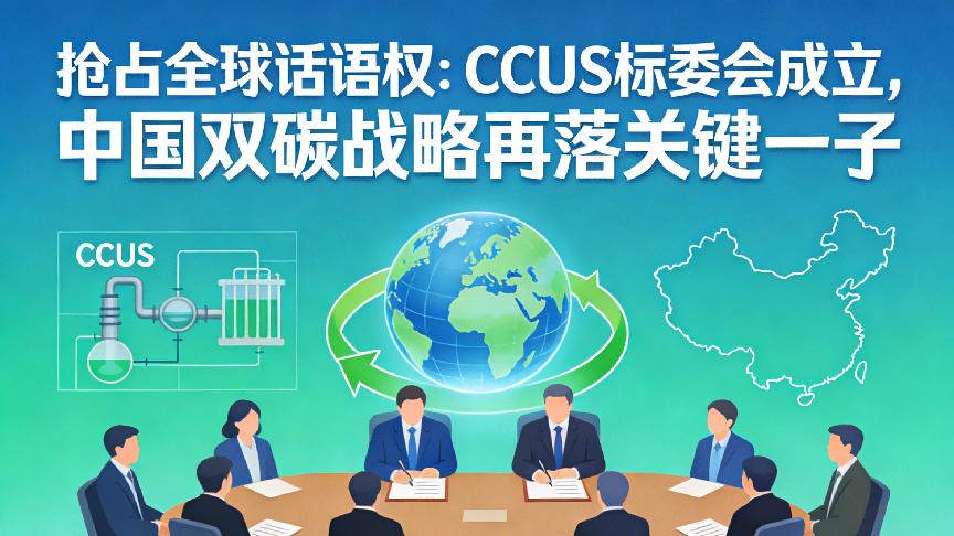抢占全球话语权：CCUS标委会成立，中国双碳战略再落关键一子