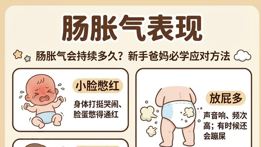 新手爸妈救星！新生儿肠胀气秒懂指南谁懂啊！