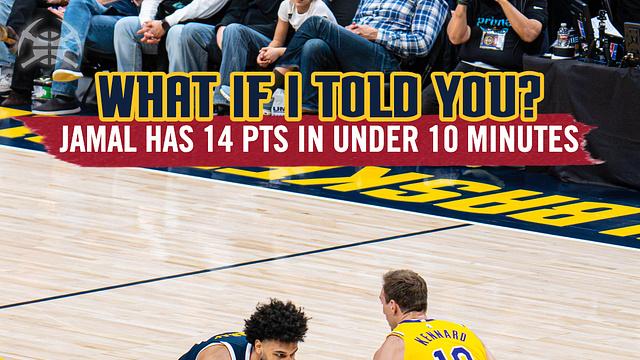 掘金终结湖人3连胜，守住西部第五！约基奇28+12+13，穆雷28分7助