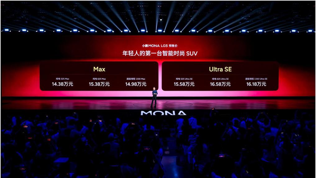 续写家族爆款传奇，小鹏MONA L03首发亮相预售价14.38万元起
