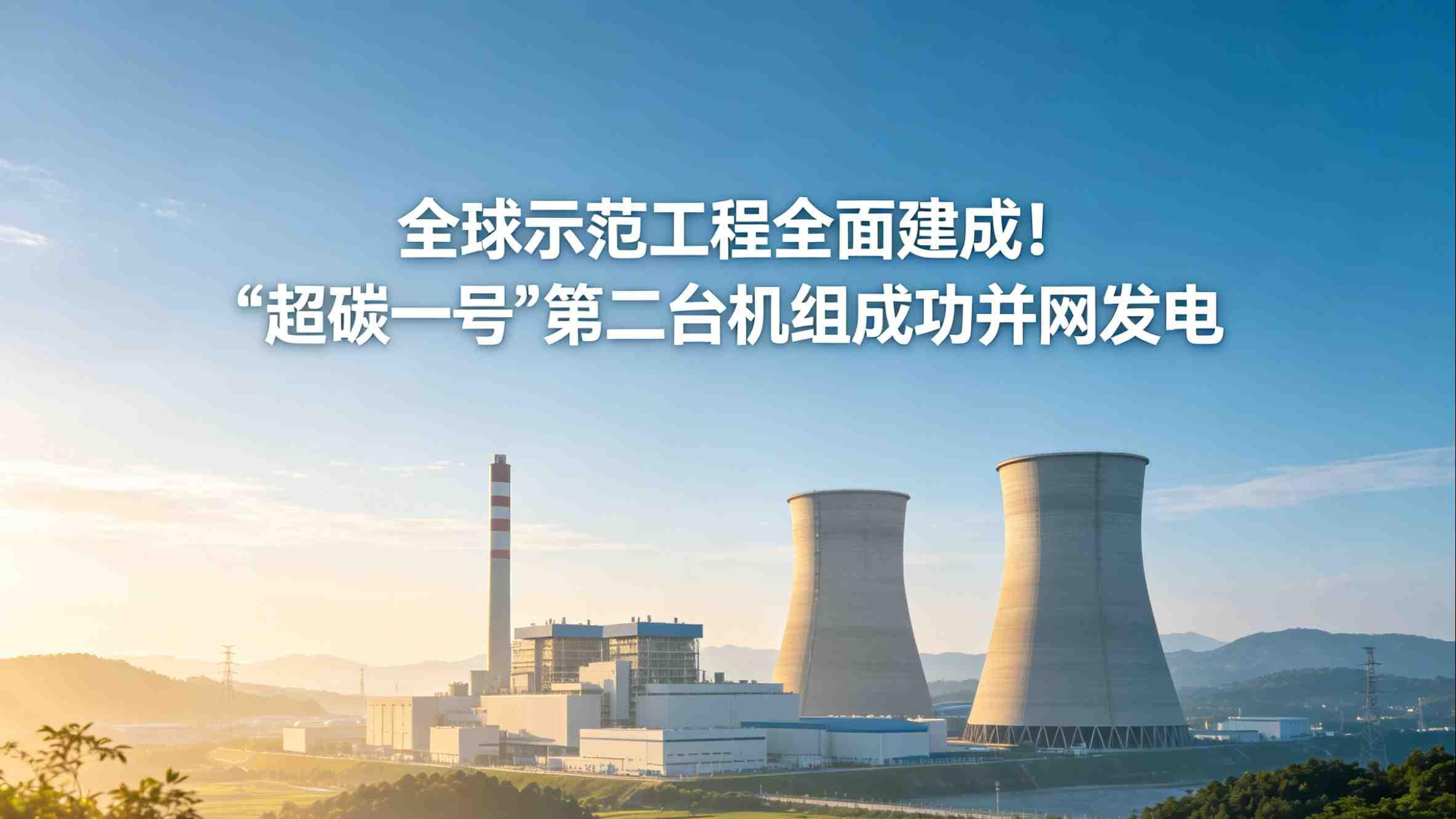 中国“超碳一号”全球示范工程全面建成，开启能源新纪元