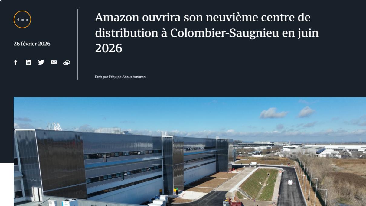 亚马逊豪掷2亿欧元，在法国又搞了个大动作！