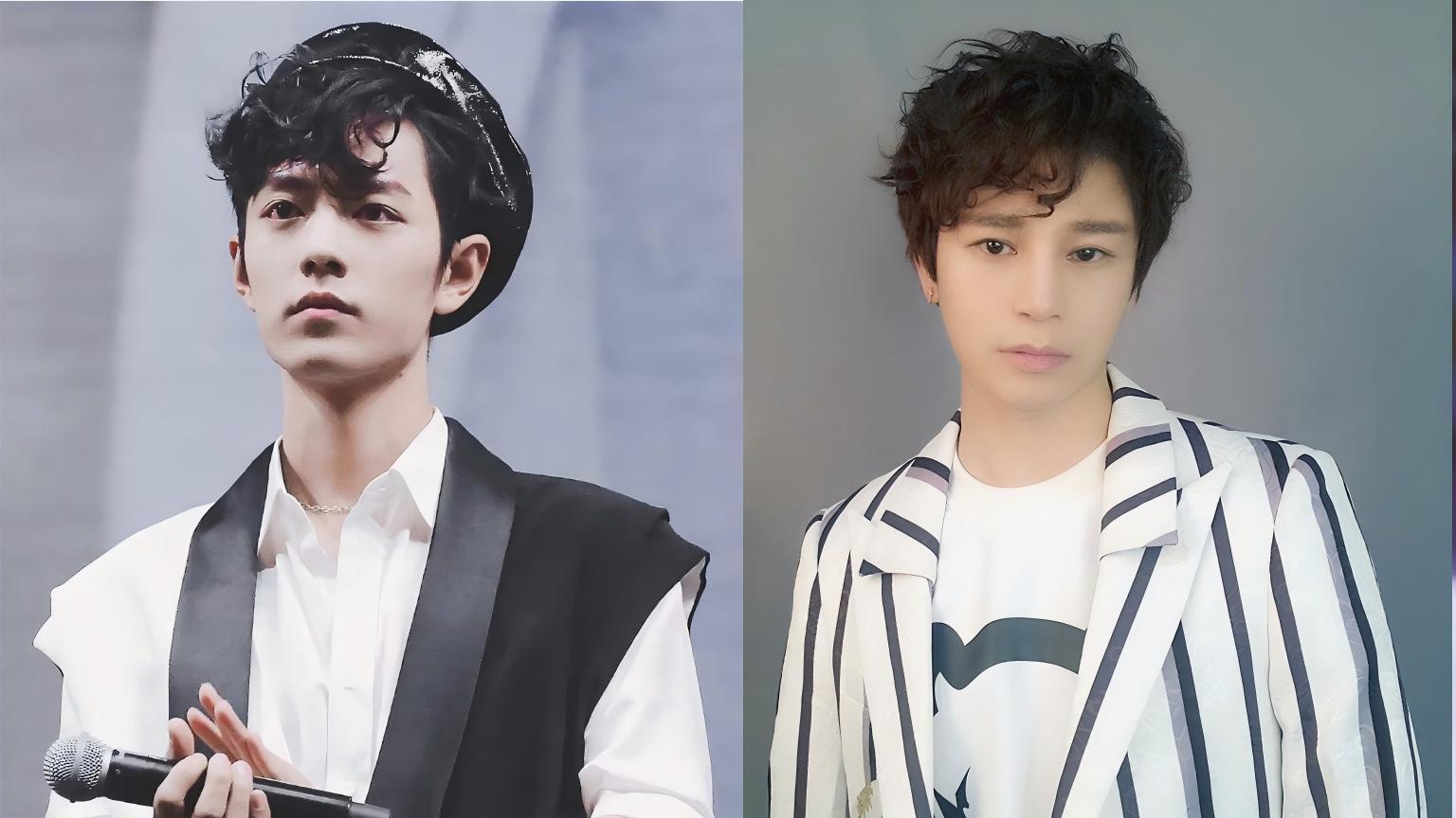 肖战与陈奕天：卷发造型的英伦风情对决