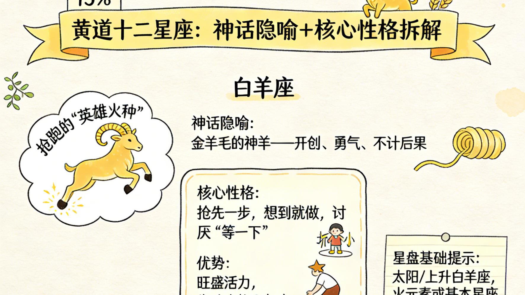 【星芒带你学占星】入门基础知识99课（7）星座篇
