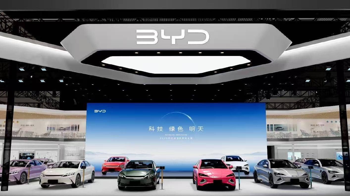 比亚迪E3包馆，各类硬核技术悉数亮相