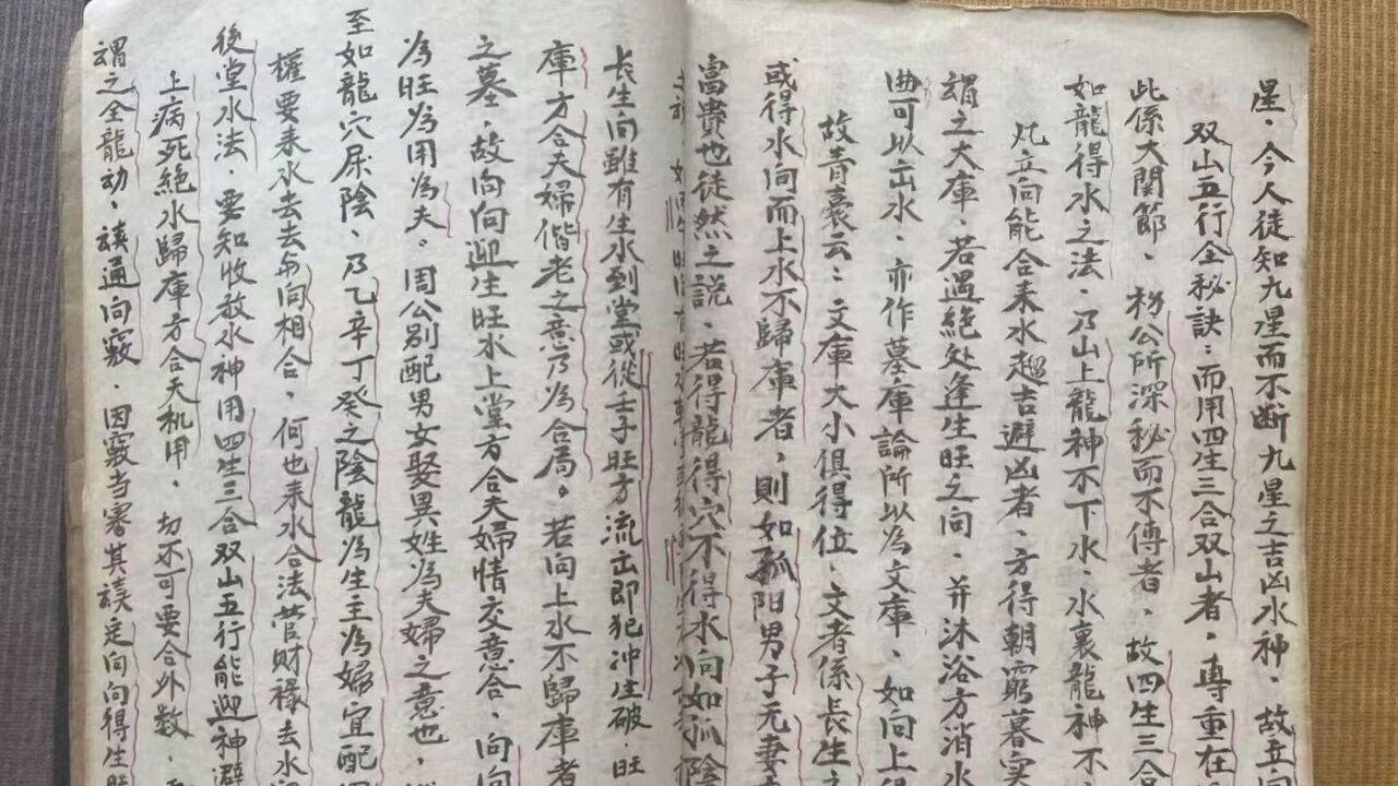 1989 年风水秘本《地理直指原真》二十四山 收水立向全诀