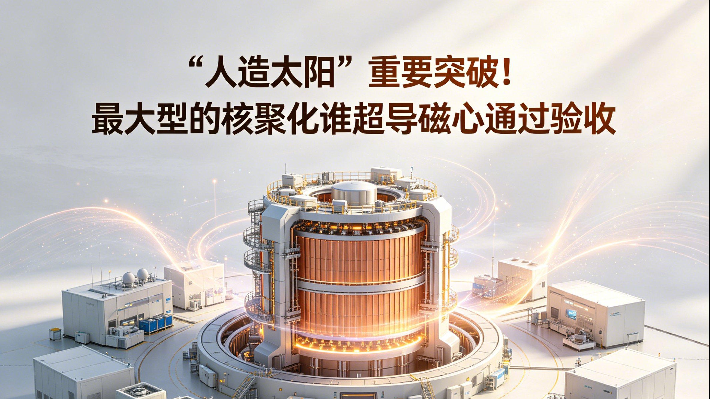 全球最大人造太阳超导磁体验收，十五五核聚变再落一子
