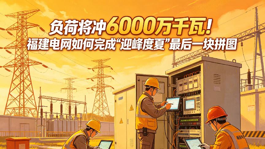 负荷将冲6000万千瓦！福建电网如何完成“迎峰度夏”最后一块拼图