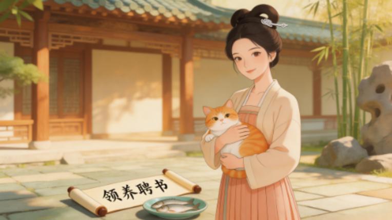 一千年前的宋朝领养守则：想抱走这只猫？先拿聘书和鱼来！