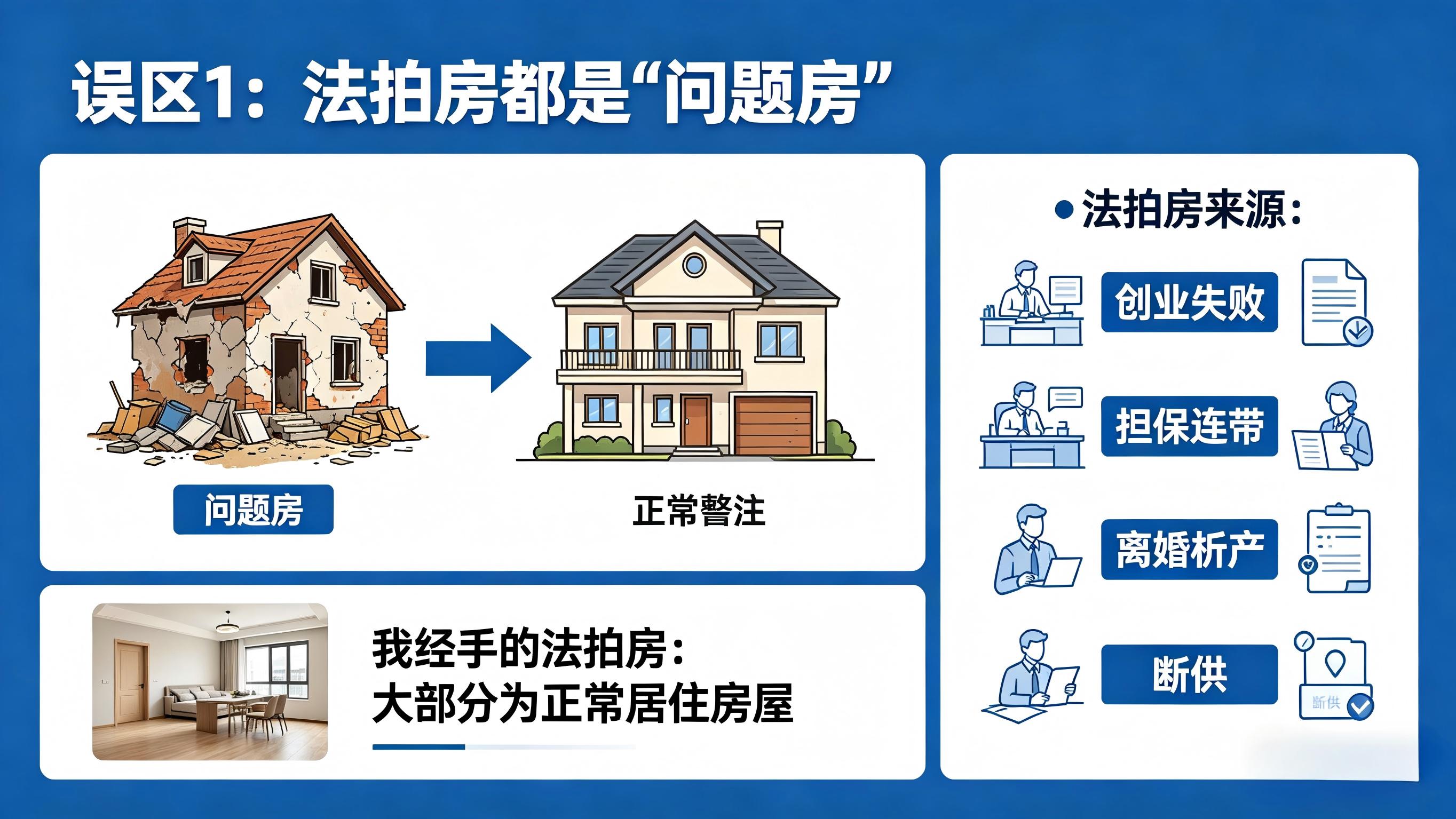 关于法拍房的3个误区，90%的人都想错了