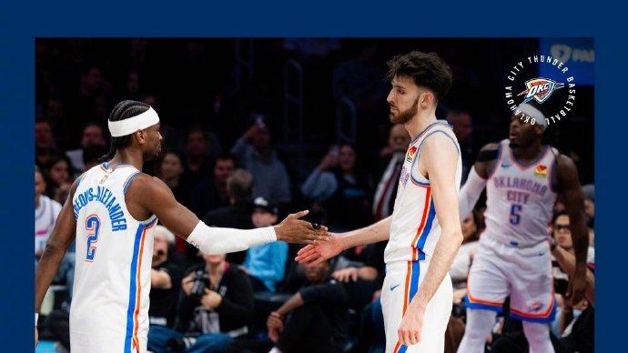 雷霆两分惜败，5连胜终结！杰威伤退，SGA空砍39分，热巴30分12板