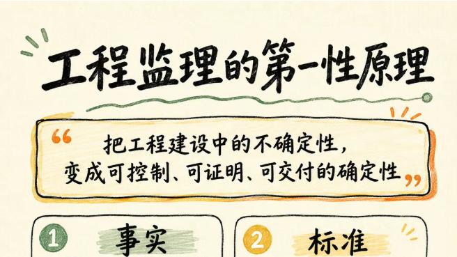 工程监理的“第一性原理”是什么？