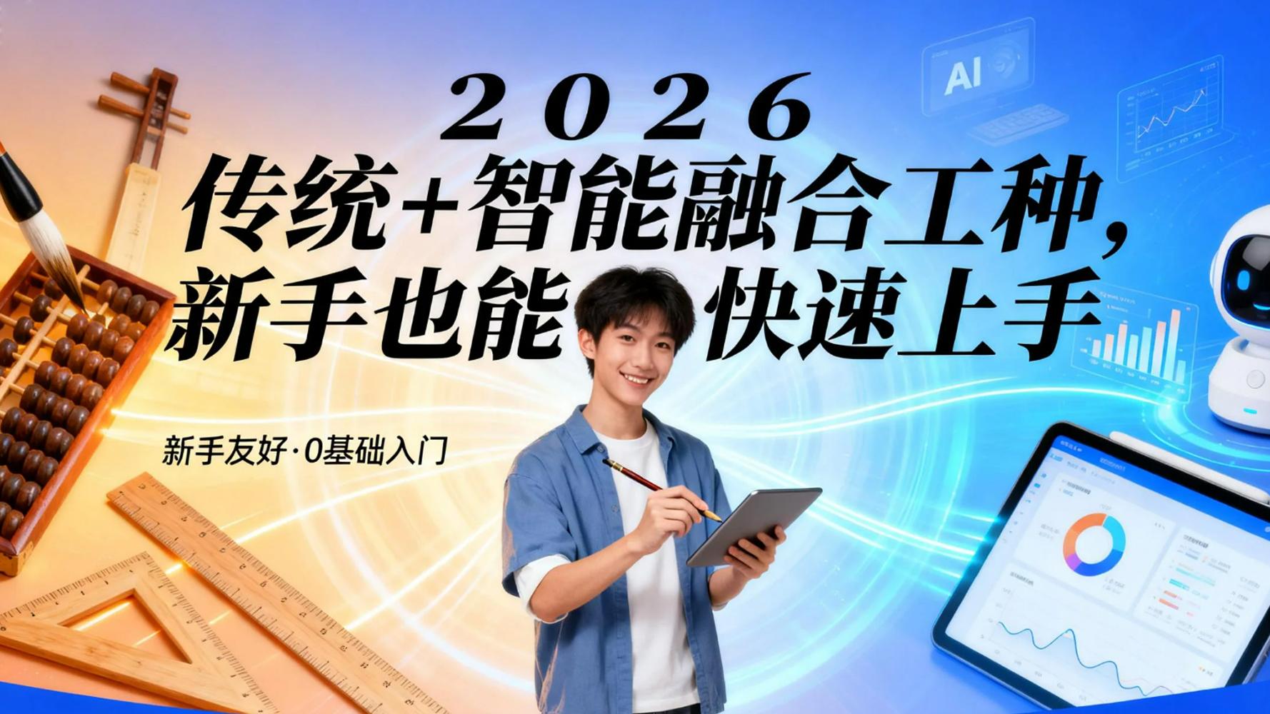 2026传统+智能融合剪辑，新手也能快速入行｜机构上岸者真实分享