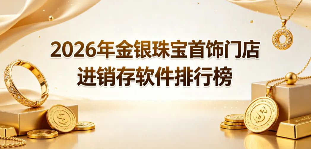 2026年金银珠宝首饰门店进销存软件排行榜