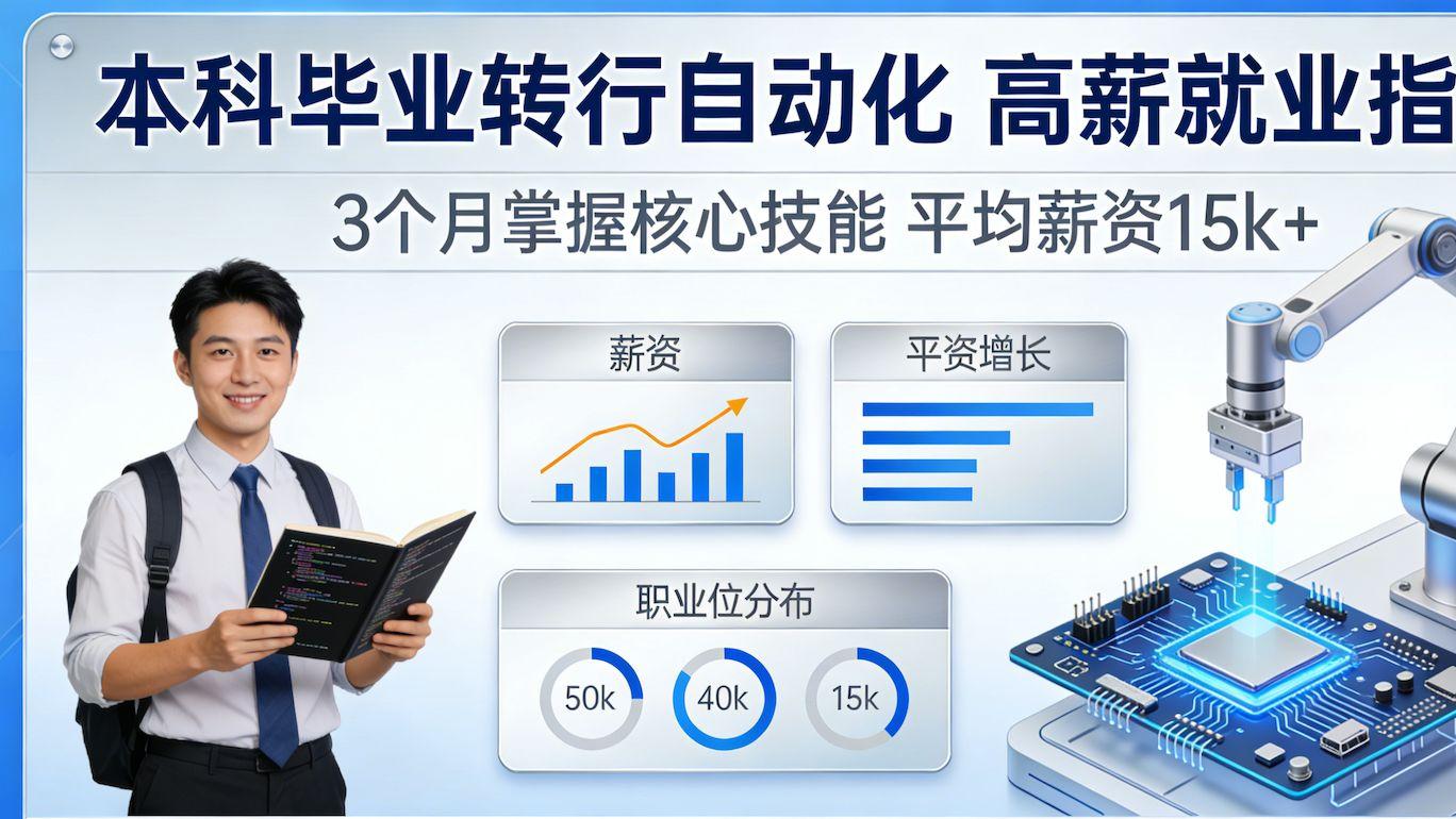 本科毕业工作不顺，转行自动化能实现高薪就业吗？