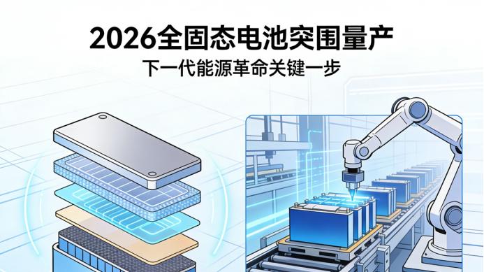 全固态电池2026突围：从中试线到GWh招标，量产通道打开