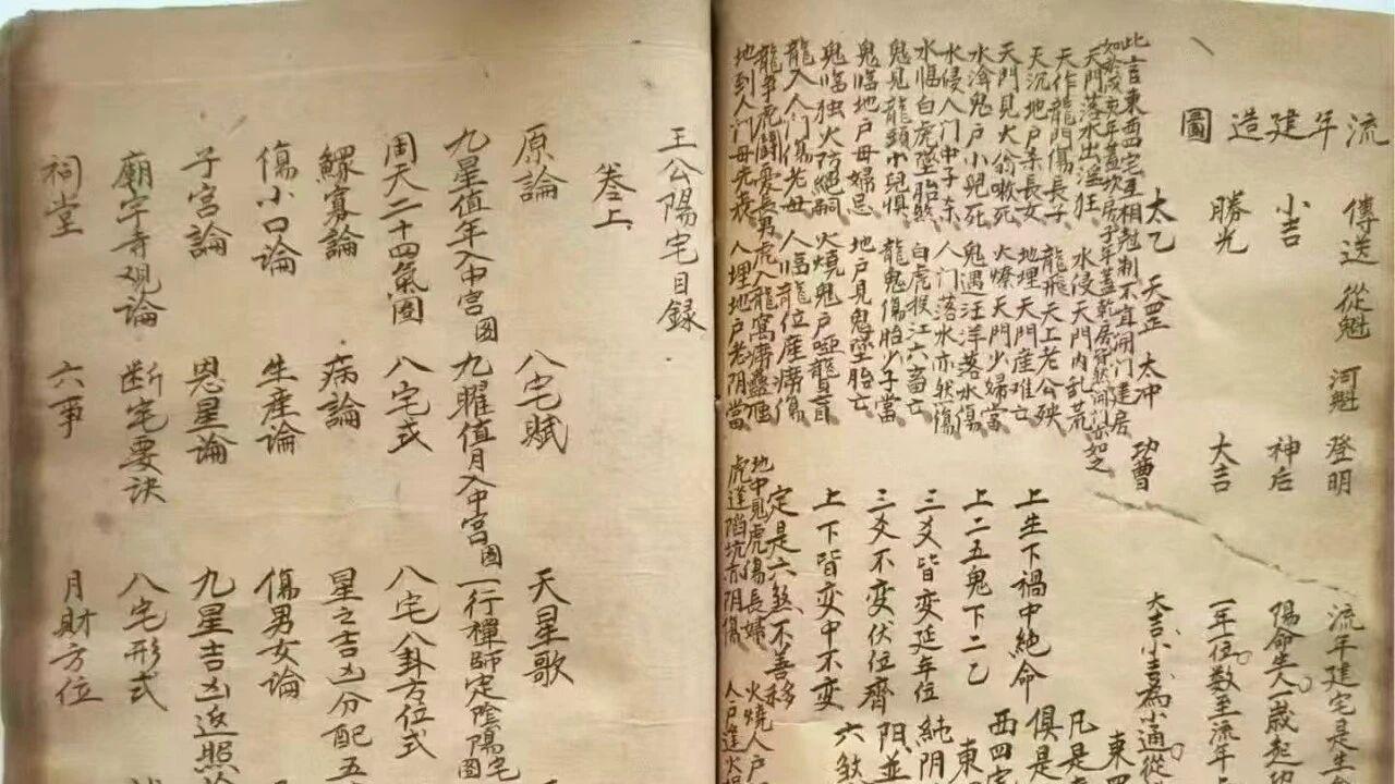 王东溪王公真传阳宅秘录《王公阳宅断验》古代建房、改门、隔房、翻新宅院专用形理合一宝典