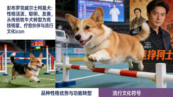 彭布罗克威尔士柯基犬：短腿萌神的百年传奇之旅