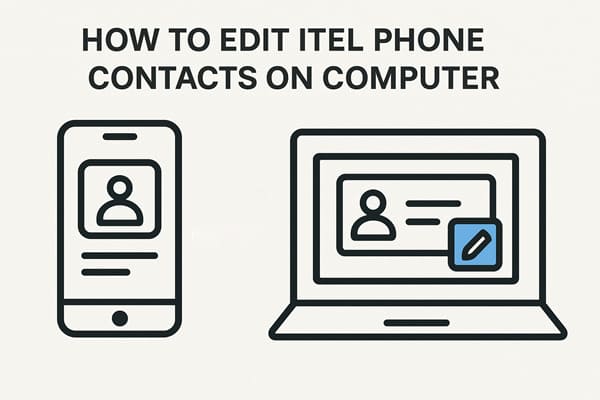 如何在电脑上编辑 Itel 手机联系人 | 3 种简单方法