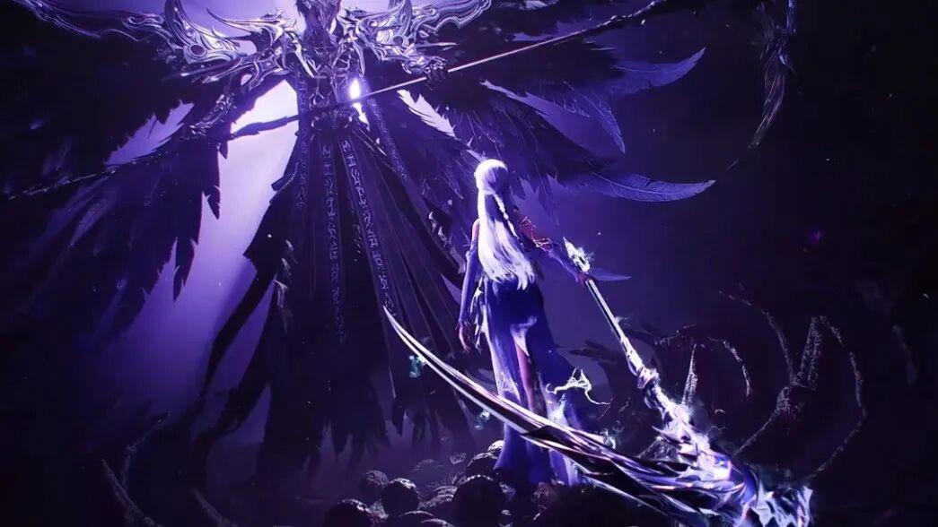 神印王座：圣采儿弑神一战太帅了，成为死亡国度新的死神，新建模真的美出新高度