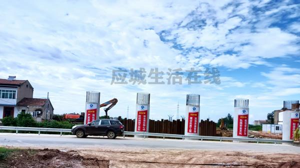 武汉都市圈环线高速公路孝感南段2025年7月份进展