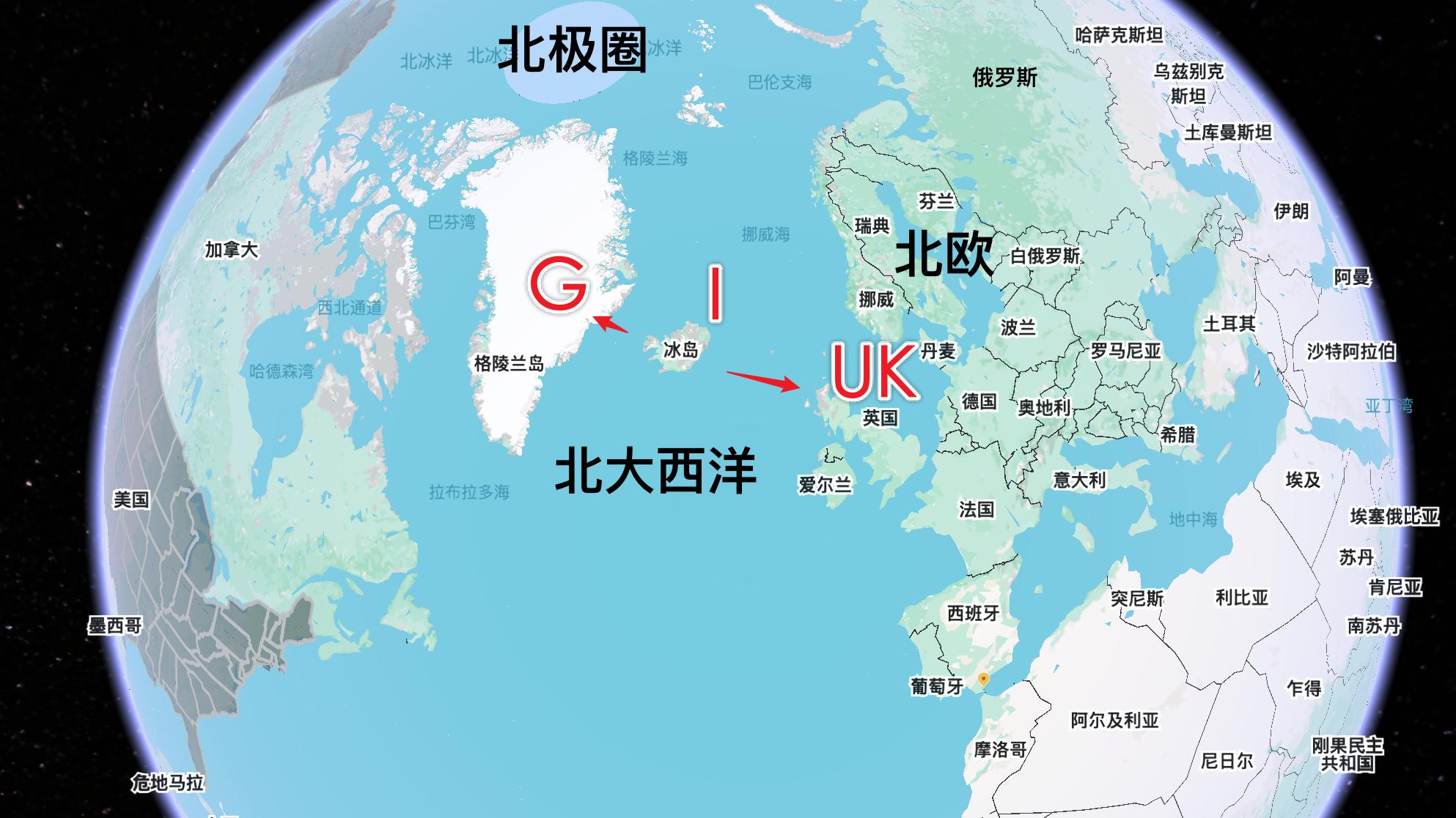 处于GIUK中间的冰岛：生在了地图上最要命的位置