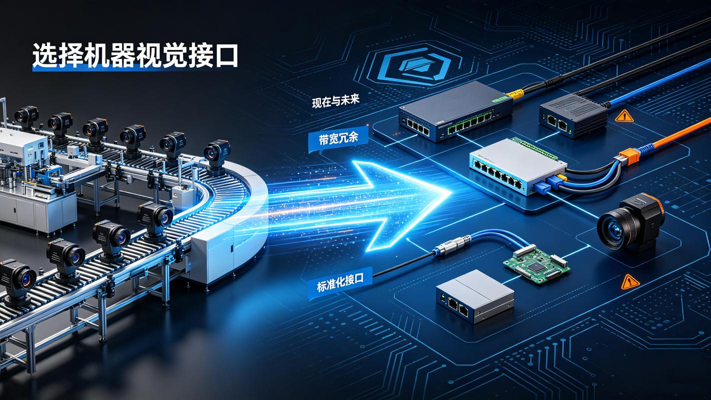 选择机器视觉接口时，避免代价高昂的错误——现在和未来