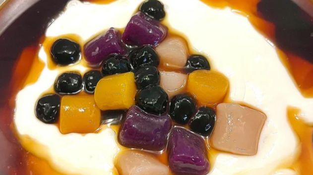 拉丝不粘牙，这碗芋圆水麻薯承包夏日快乐