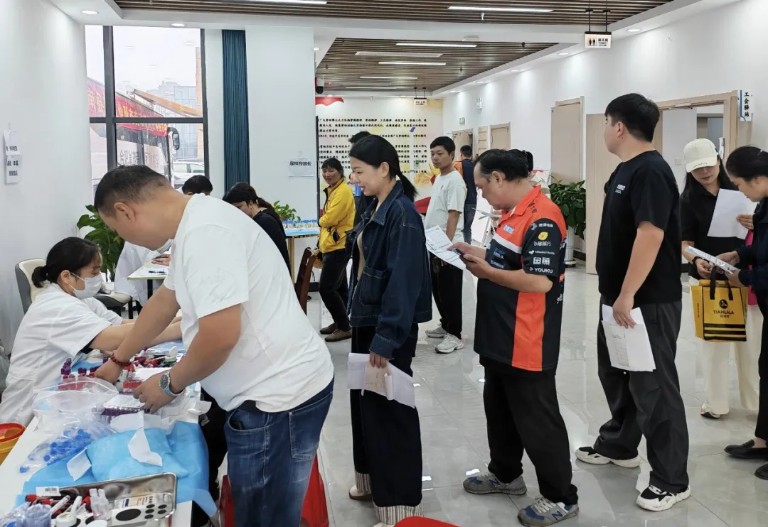 健康送上门！阜阳市阜南县总工会开展新业态劳动者免费体检活动