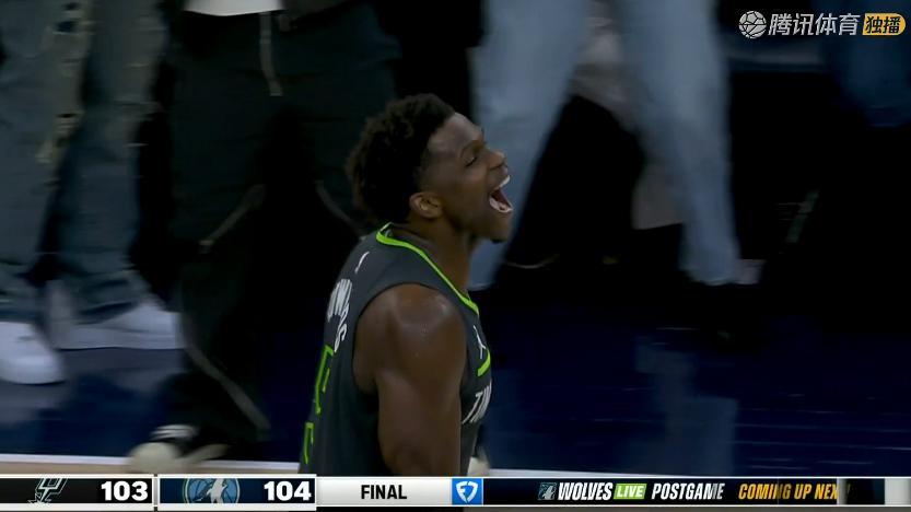 一分憾负！文班亚马29+7，赛后爱德华兹怒吼庆祝，文班直接走入通道