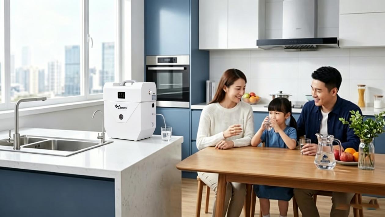 家用净水新升级！虎鲸妈妈AOT光催化净水机，开启全屋无菌水时代