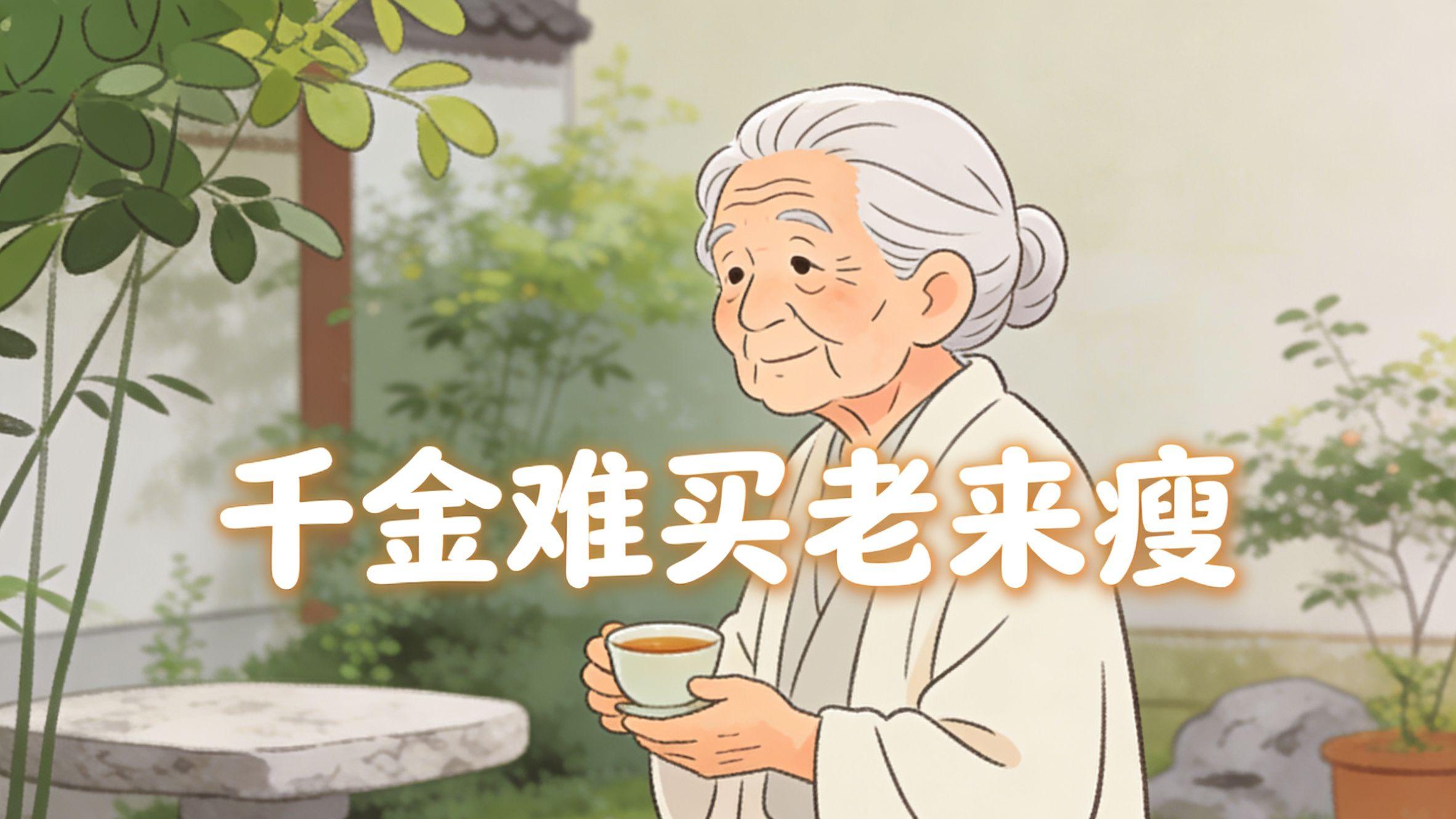 老话说得好：千金难买老来瘦