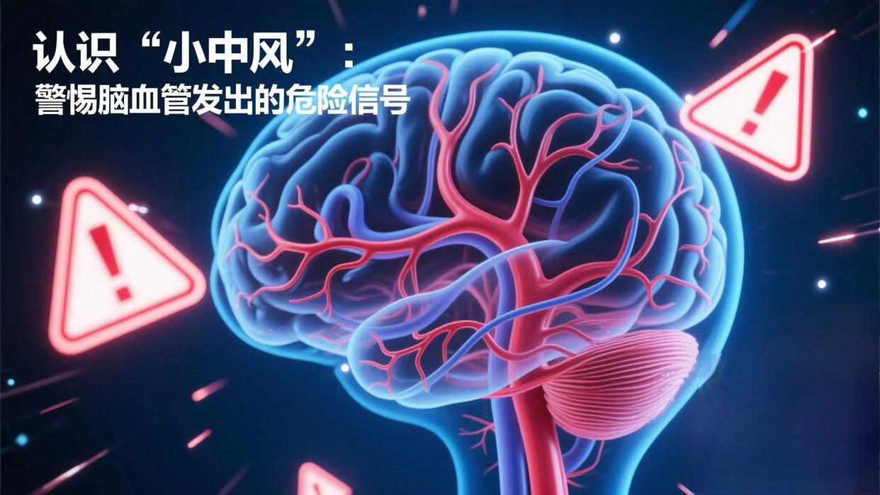 你离真正的中风，可能只差一次小中风，出现5类症状，及时就医