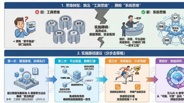 零碳工厂的“数字基座”：如何搭建能碳一体化的智能管控平台？