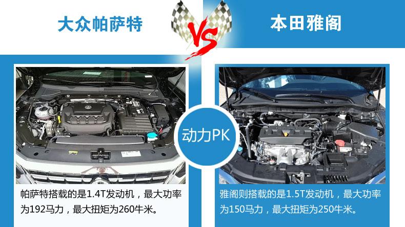 沈阳B级车型的代表 大众帕萨特和本田雅阁 哪个更适合你