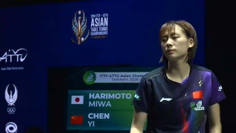 3-0横扫张本美和！中国女乒22岁1米77新星夺冠：抢位大战太刺激