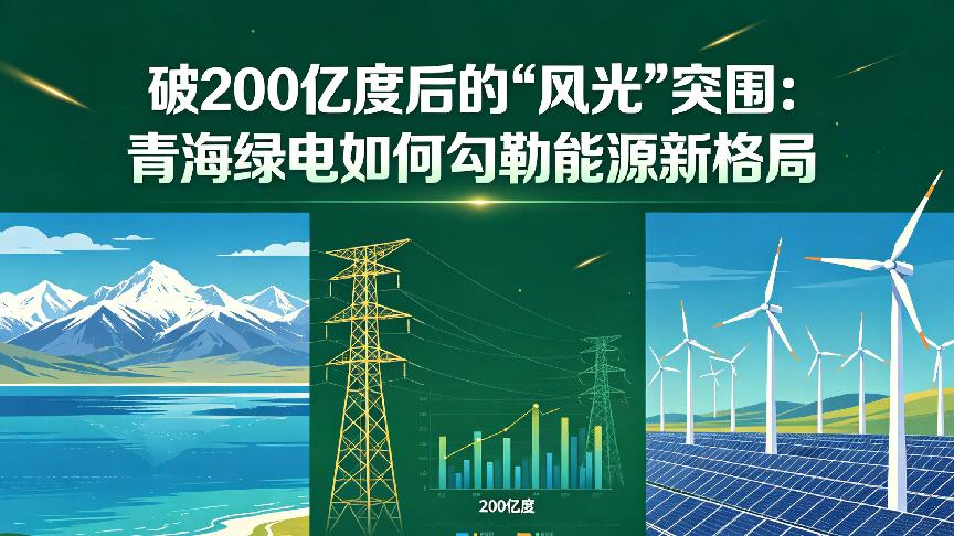 破200亿度后的“风光”突围：青海绿电如何勾勒能源新格局