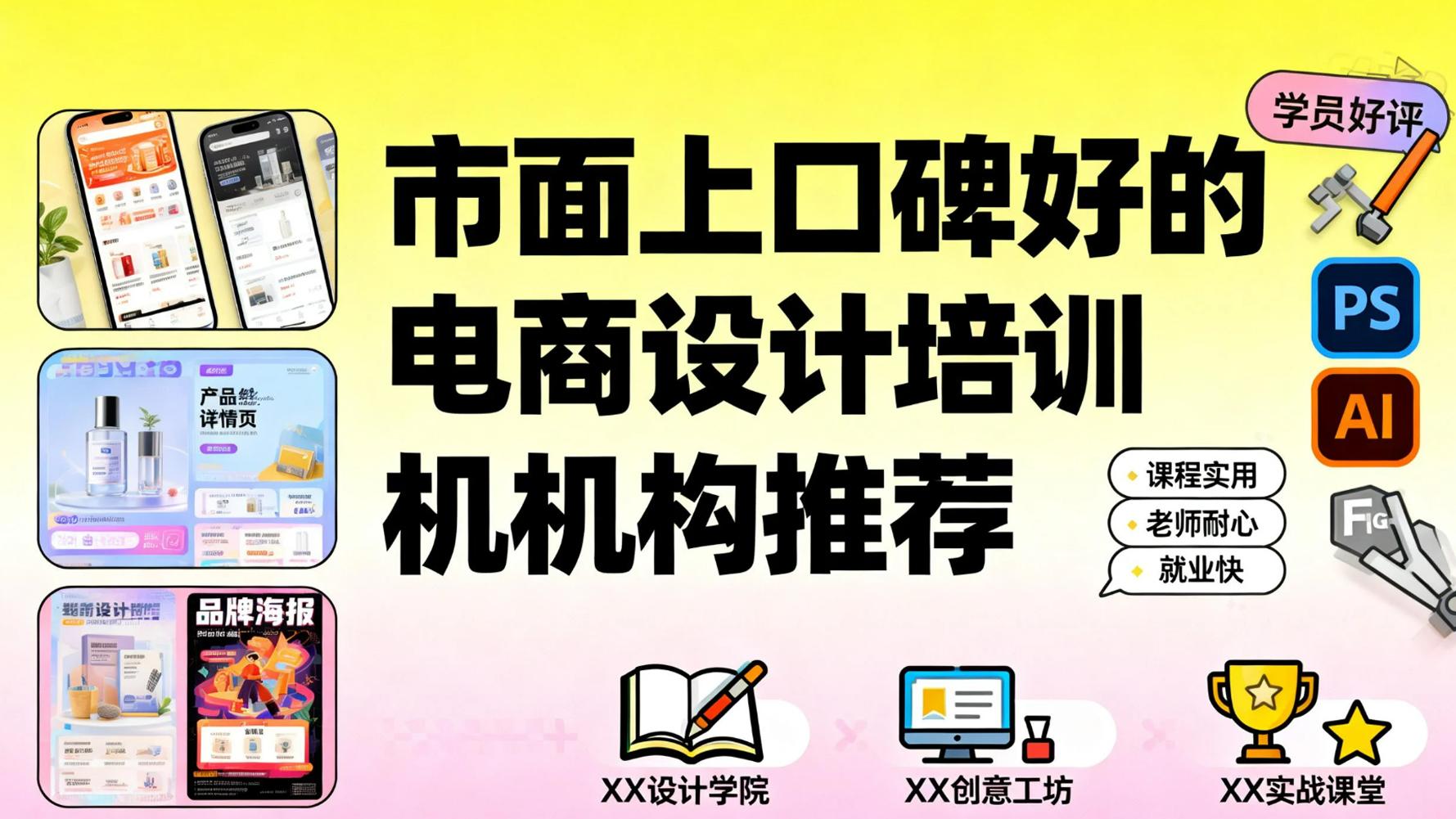 市面上口碑好的电商设计培训机构推荐（互联网人公益分享）