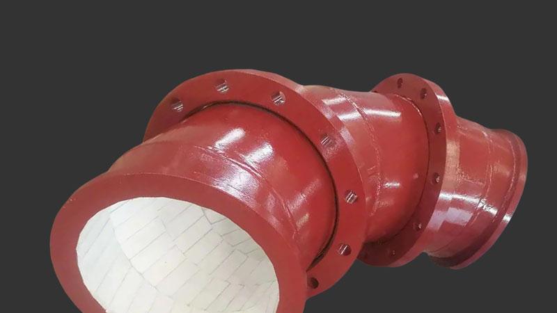 耐磨陶瓷弯头安装方法