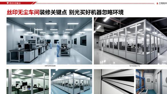 丝印无尘车间装修关键点 别光买好机器忽略环境