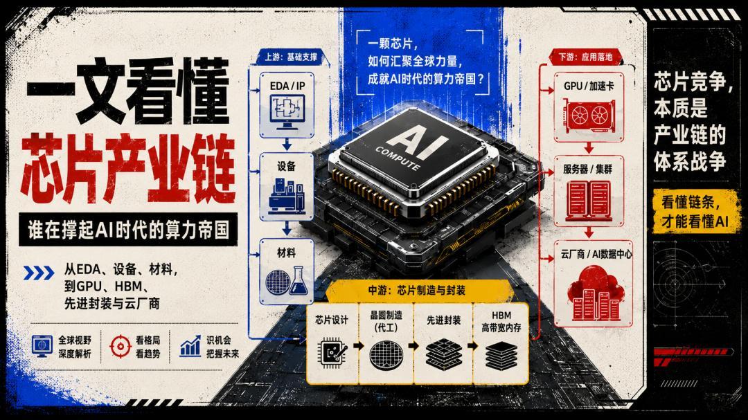 一文看懂芯片产业链：谁在撑起AI时代的算力帝国