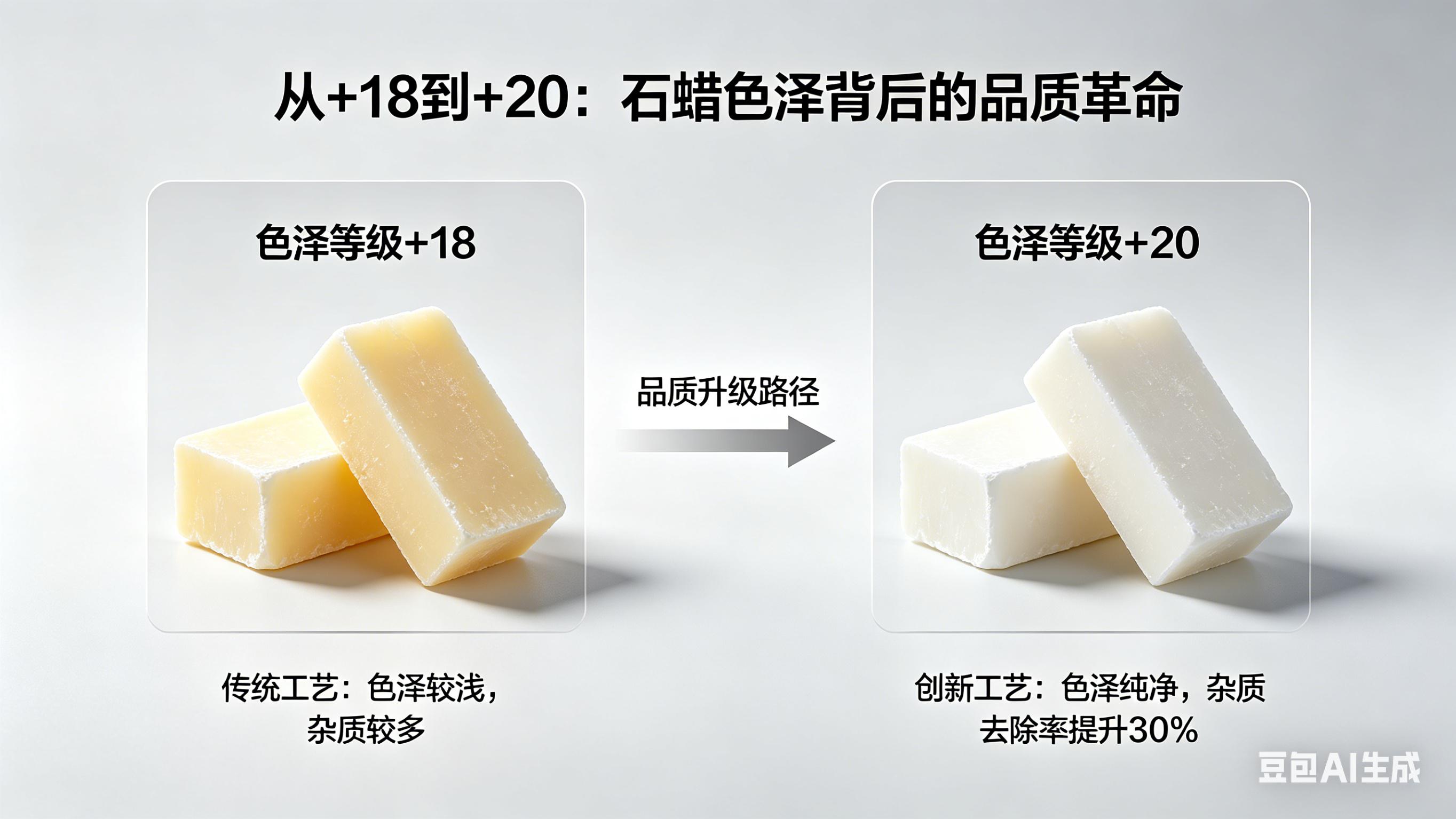 从+18到+20：石蜡色泽背后的品质革命