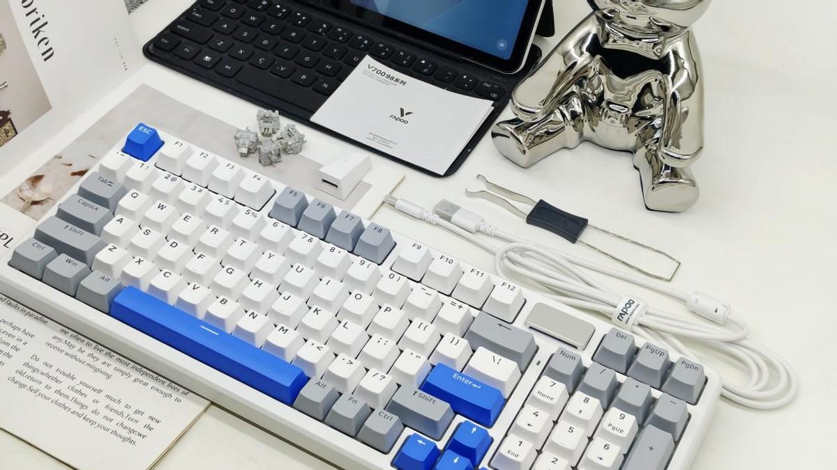 雷柏 V700-DIY-98 键盘 & VT9 MAX 二代鼠标：硬核玩家的桌面旗舰之选