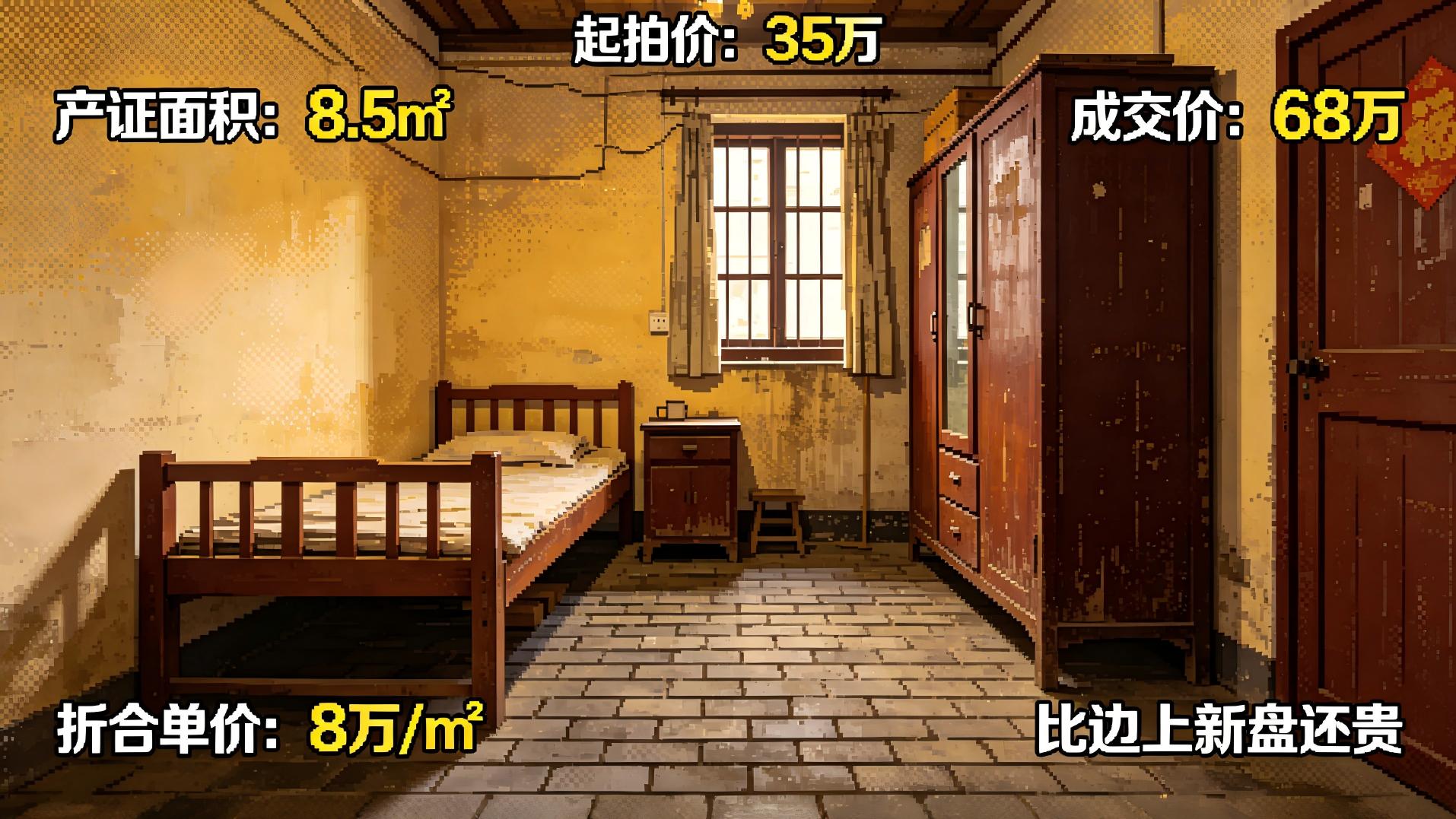 法拍房里的“袖珍奇迹”：不到10平米的房子…